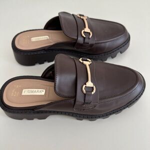 PRIMARK chunky loafers brown